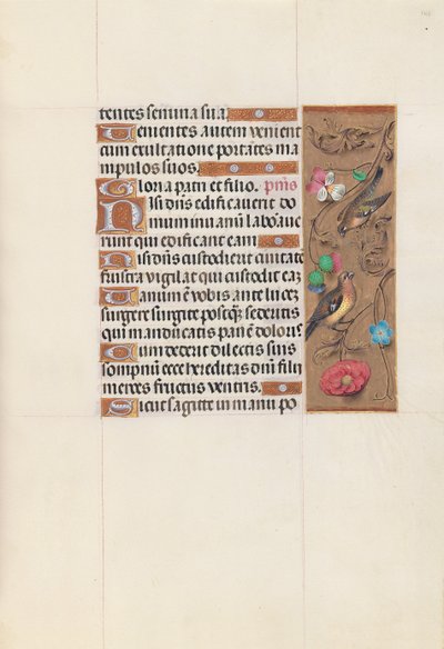 Hours of Queen Isabella the Catholic, Queen of Spain: Fol. 143r, c. 1500. av Master of the First Prayerbook of Maximillian