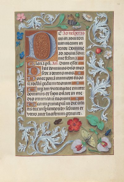 Hours of Queen Isabella the Catholic, Queen of Spain: Fol. 147r, c. 1500. av Master of the First Prayerbook of Maximillian