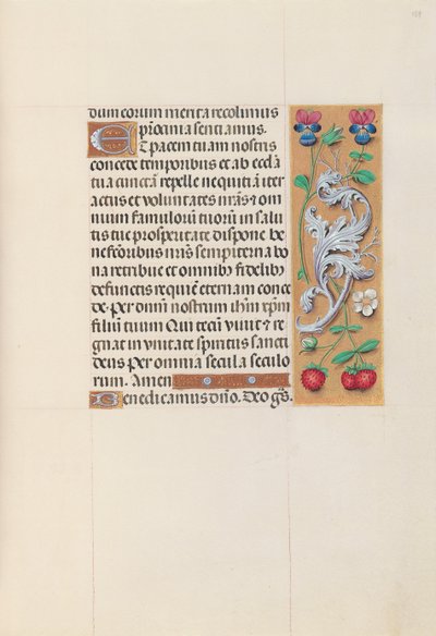 Hours of Queen Isabella the Catholic, Queen of Spain: Fol. 153r, c. 1500. av Master of the First Prayerbook of Maximillian