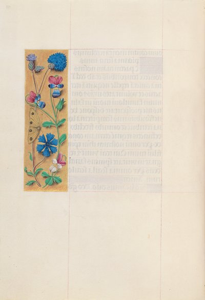 Hours of Queen Isabella the Catholic, Queen of Spain: Fol. 153v, c. 1500. av Master of the First Prayerbook of Maximillian