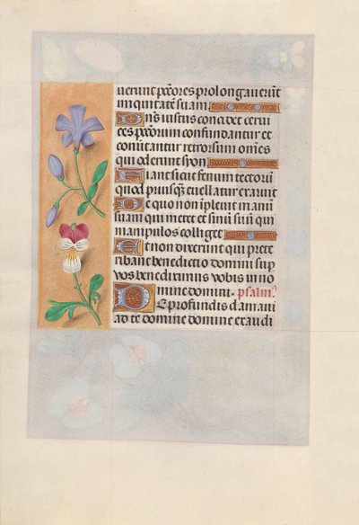 Hours of Queen Isabella the Catholic, Queen of Spain: Fol. 155v, c. 1500. av Master of the First Prayerbook of Maximillian