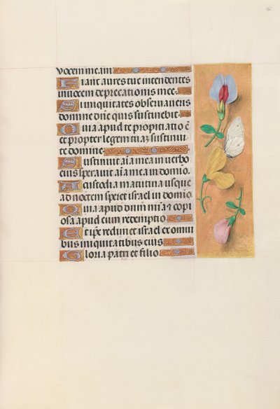 Hours of Queen Isabella the Catholic, Queen of Spain: Fol. 156r, c. 1500. av Master of the First Prayerbook of Maximillian