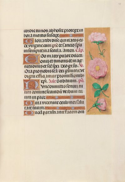 Hours of Queen Isabella the Catholic, Queen of Spain: Fol. 157r, c. 1500. av Master of the First Prayerbook of Maximillian