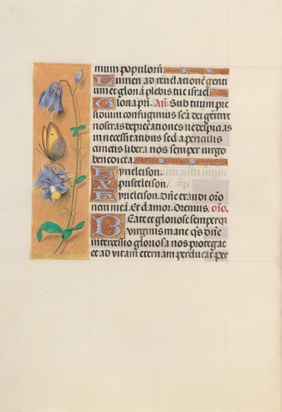 Hours of Queen Isabella the Catholic, Queen of Spain: Fol. 157v, c. 1500. av Master of the First Prayerbook of Maximillian
