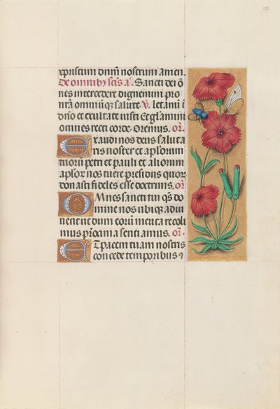Hours of Queen Isabella the Catholic, Queen of Spain: Fol. 158r, c. 1500. av Master of the First Prayerbook of Maximillian