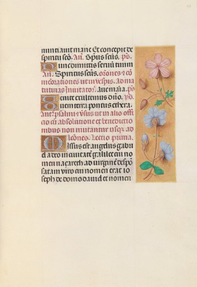 Hours of Queen Isabella the Catholic, Queen of Spain: Fol. 162r, c. 1500. av Master of the First Prayerbook of Maximillian