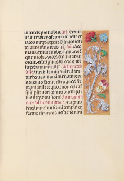 Hours of Queen Isabella the Catholic, Queen of Spain: Fol. 166r, c. 1500. av Master of the First Prayerbook of Maximillian