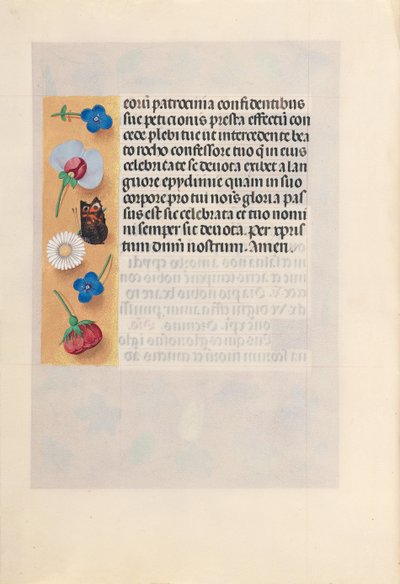 Hours of Queen Isabella the Catholic, Queen of Spain: Fol. 182v, c. 1500. av Master of the First Prayerbook of Maximillian