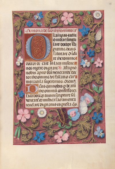Hours of Queen Isabella the Catholic, Queen of Spain: Fol. 186r, ca. 1500. av Master of the First Prayerbook of Maximillian
