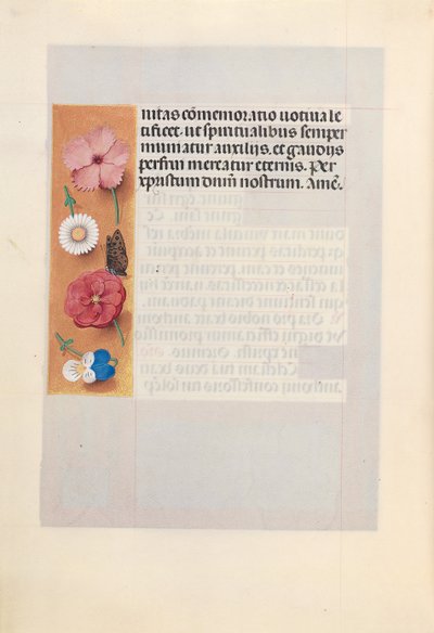 Hours of Queen Isabella the Catholic, Queen of Spain: Fol. 188v, c. 1500. av Master of the First Prayerbook of Maximillian