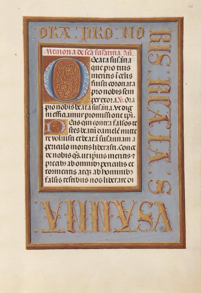 Hours of Queen Isabella the Catholic, Queen of Spain: Fol. 196r, c. 1500. av Master of the First Prayerbook of Maximillian