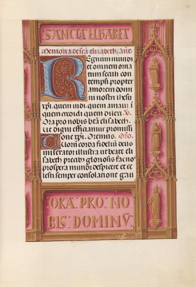 Hours of Queen Isabella the Catholic, Queen of Spain: Fol. 198r, c. 1500. av Master of the First Prayerbook of Maximillian