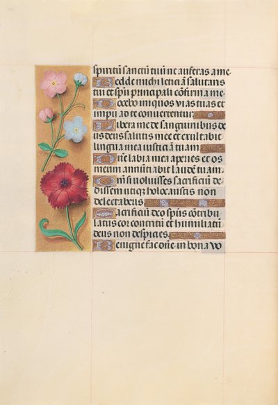 Hours of Queen Isabella the Catholic, Queen of Spain: Fol. 205v, c. 1500. av Master of the First Prayerbook of Maximillian