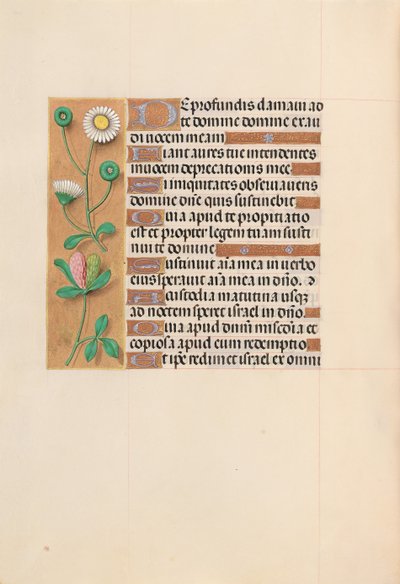 Hours of Queen Isabella the Catholic, Queen of Spain: Fol. 208v, c. 1500. av Master of the First Prayerbook of Maximillian