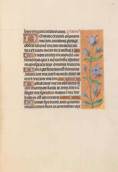 Hours of Queen Isabella the Catholic, Queen of Spain: Fol. 209r, c. 1500. av Master of the First Prayerbook of Maximillian