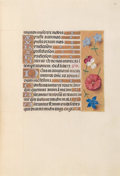 Hours of Queen Isabella the Catholic, Queen of Spain: Fol. 215r, c. 1500. av Master of the First Prayerbook of Maximillian