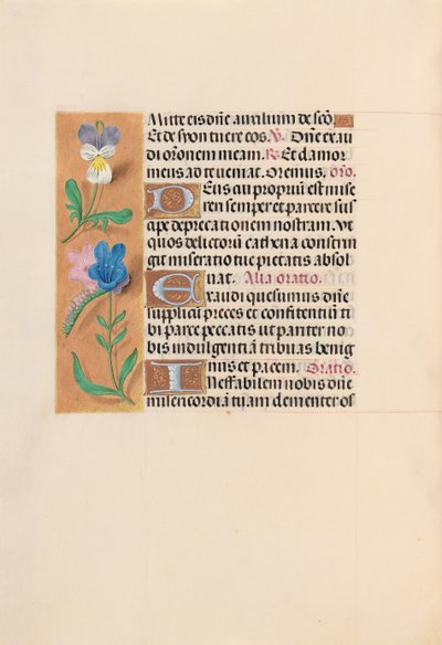 Hours of Queen Isabella the Catholic, Queen of Spain: Fol. 216v, c. 1500. av Master of the First Prayerbook of Maximillian