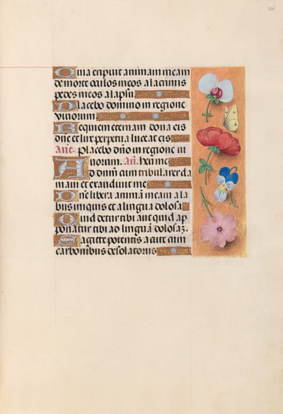 Hours of Queen Isabella the Catholic, Queen of Spain: Fol. 221r, c. 1500. av Master of the First Prayerbook of Maximillian