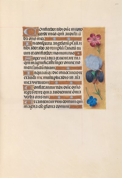 Hours of Queen Isabella the Catholic, Queen of Spain: Fol. 223r, c. 1500. av Master of the First Prayerbook of Maximillian