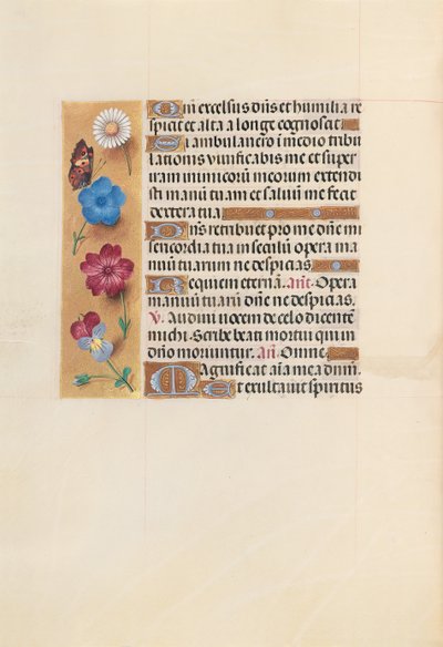 Hours of Queen Isabella the Catholic, Queen of Spain: Fol. 223v, c. 1500. av Master of the First Prayerbook of Maximillian