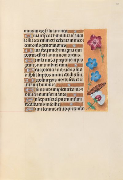 Hours of Queen Isabella the Catholic, Queen of Spain: Fol. 224r, c. 1500. av Master of the First Prayerbook of Maximillian