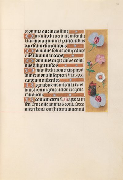 Hours of Queen Isabella the Catholic, Queen of Spain: Fol. 225r, c. 1500. av Master of the First Prayerbook of Maximillian