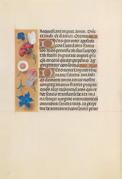 Hours of Queen Isabella the Catholic, Queen of Spain: Fol. 225v, c. 1500. av Master of the First Prayerbook of Maximillian