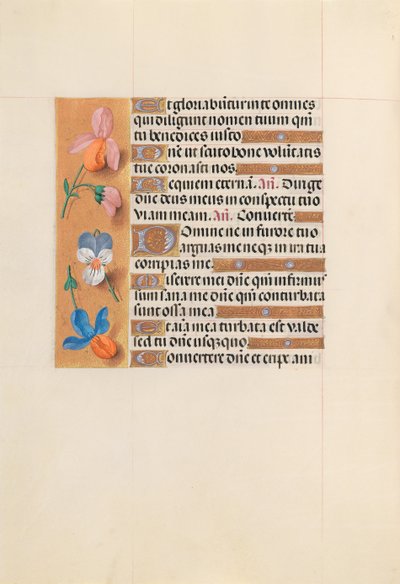 Hours of Queen Isabella the Catholic, Queen of Spain: Fol. 228v, c. 1500. av Master of the First Prayerbook of Maximillian
