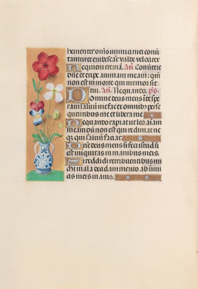 Hours of Queen Isabella the Catholic, Queen of Spain: Fol. 229v, c. 1500. av Master of the First Prayerbook of Maximillian