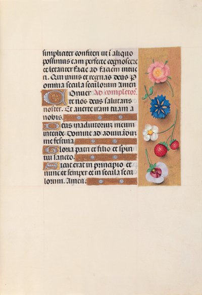 Hours of Queen Isabella the Catholic, Queen of Spain: Fol. 22r, c. 1500. av Master of the First Prayerbook of Maximillian