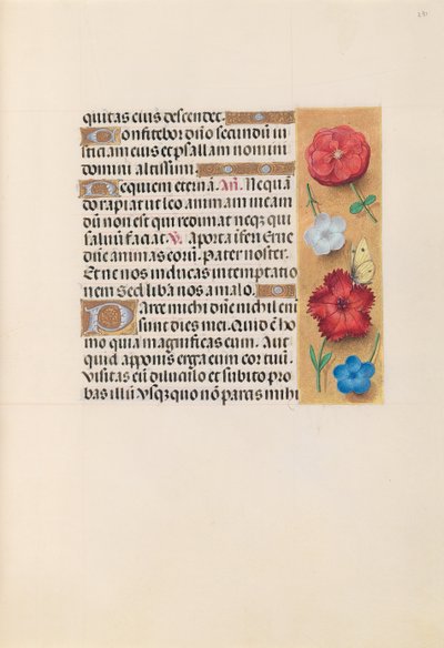 Hours of Queen Isabella the Catholic, Queen of Spain: Fol. 231r, c. 1500. av Master of the First Prayerbook of Maximillian