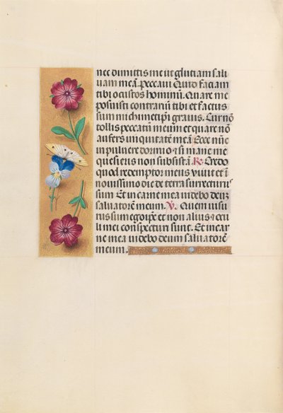 Hours of Queen Isabella the Catholic, Queen of Spain: Fol. 231v, c. 1500. av Master of the First Prayerbook of Maximillian