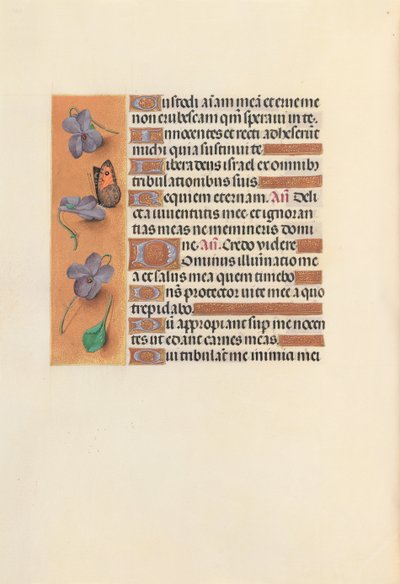 Hours of Queen Isabella the Catholic, Queen of Spain: Fol. 235v, c. 1500. av Master of the First Prayerbook of Maximillian