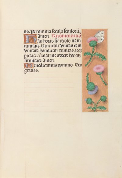 Hours of Queen Isabella the Catholic, Queen of Spain: Fol. 23r, c. 1500. av Master of the First Prayerbook of Maximillian