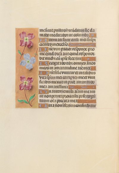 Hours of Queen Isabella the Catholic, Queen of Spain: Fol. 251v, c. 1500. av Master of the First Prayerbook of Maximillian