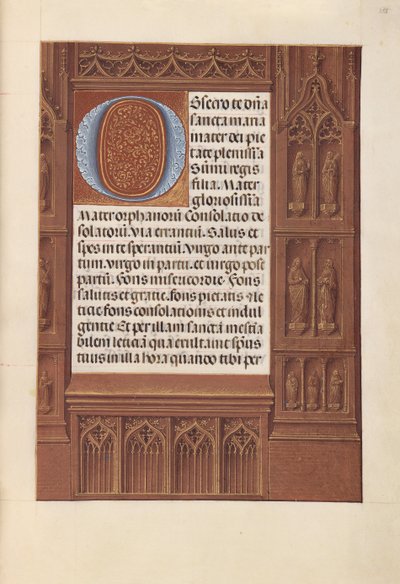 Hours of Queen Isabella the Catholic, Queen of Spain: Fol. 258r, c. 1500. av Master of the First Prayerbook of Maximillian