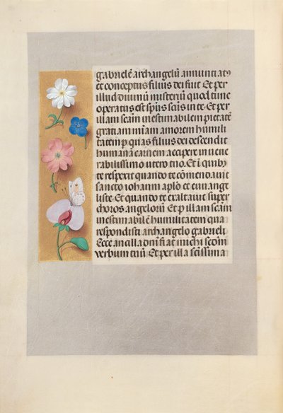 Hours of Queen Isabella the Catholic, Queen of Spain: Fol. 258v, c. 1500. av Master of the First Prayerbook of Maximillian