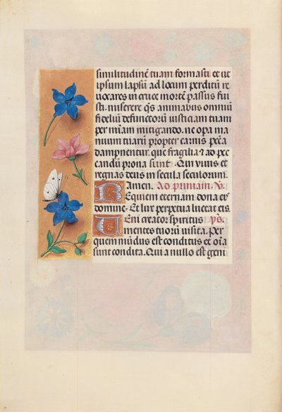 Hours of Queen Isabella the Catholic, Queen of Spain: Fol. 25v, c. 1500. av Master of the First Prayerbook of Maximillian