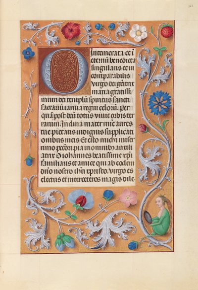 Hours of Queen Isabella the Catholic, Queen of Spain: Fol. 262r, c. 1500. av Master of the First Prayerbook of Maximillian