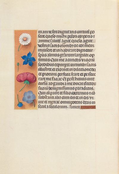 Hours of Queen Isabella the Catholic, Queen of Spain: Fol. 263v, Sankt Gregorius mässa, ca. 1500. av Master of the First Prayerbook of Maximillian