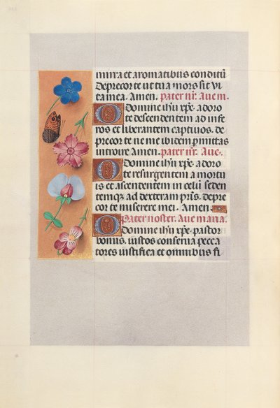 Hours of Queen Isabella the Catholic, Queen of Spain: Fol. 265v, c. 1500. av Master of the First Prayerbook of Maximillian