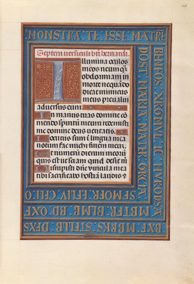 Hours of Queen Isabella the Catholic, Queen of Spain: Fol. 268r, c. 1500. av Master of the First Prayerbook of Maximillian