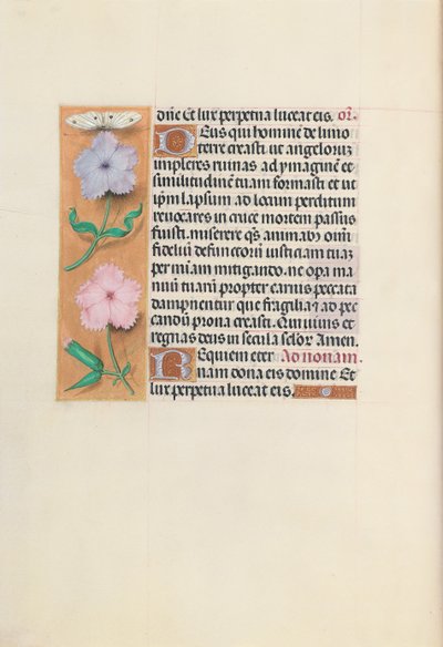 Hours of Queen Isabella the Catholic, Queen of Spain: Fol. 27v, c. 1500. av Master of the First Prayerbook of Maximillian