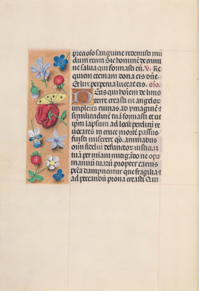 Hours of Queen Isabella the Catholic, Queen of Spain: Fol. 29v, c. 1500. av Master of the First Prayerbook of Maximillian