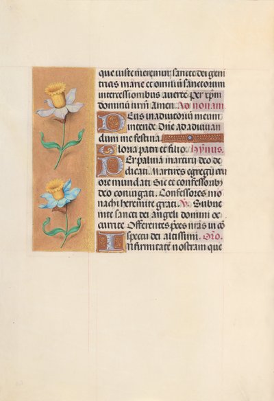 Hours of Queen Isabella the Catholic, Queen of Spain: Fol. 40v, c. 1500. av Master of the First Prayerbook of Maximillian