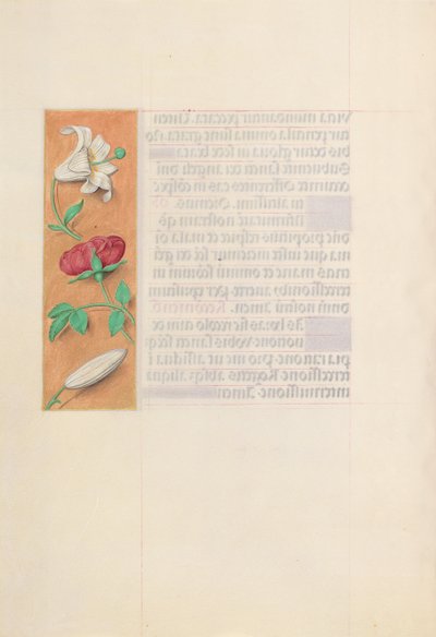 Hours of Queen Isabella the Catholic, Queen of Spain: Fol. 42v, c. 1500. av Master of the First Prayerbook of Maximillian