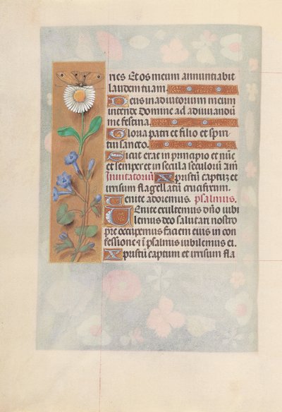 Hours of Queen Isabella the Catholic, Queen of Spain: Fol. 50v, c. 1500. av Master of the First Prayerbook of Maximillian