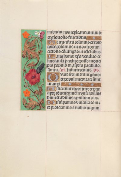 Hours of Queen Isabella the Catholic, Queen of Spain: Fol. 52v, c. 1500. av Master of the First Prayerbook of Maximillian