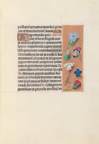 Hours of Queen Isabella the Catholic, Queen of Spain: Fol. 54r, c. 1500. av Master of the First Prayerbook of Maximillian