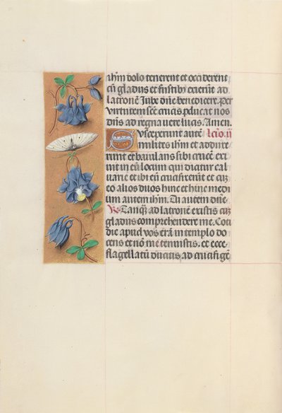 Hours of Queen Isabella the Catholic, Queen of Spain: Fol. 54v, c. 1500. av Master of the First Prayerbook of Maximillian